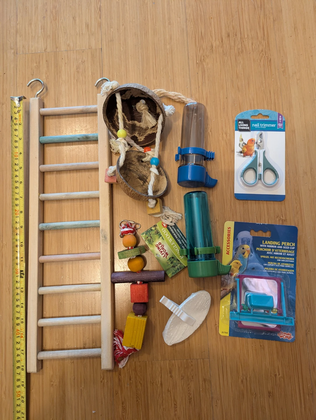 Bird Cage Accessories Lot