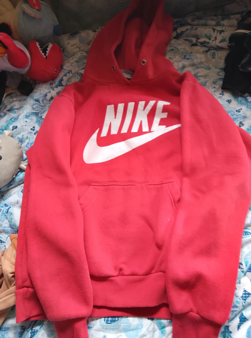 Nike Red Pullover Hoodie