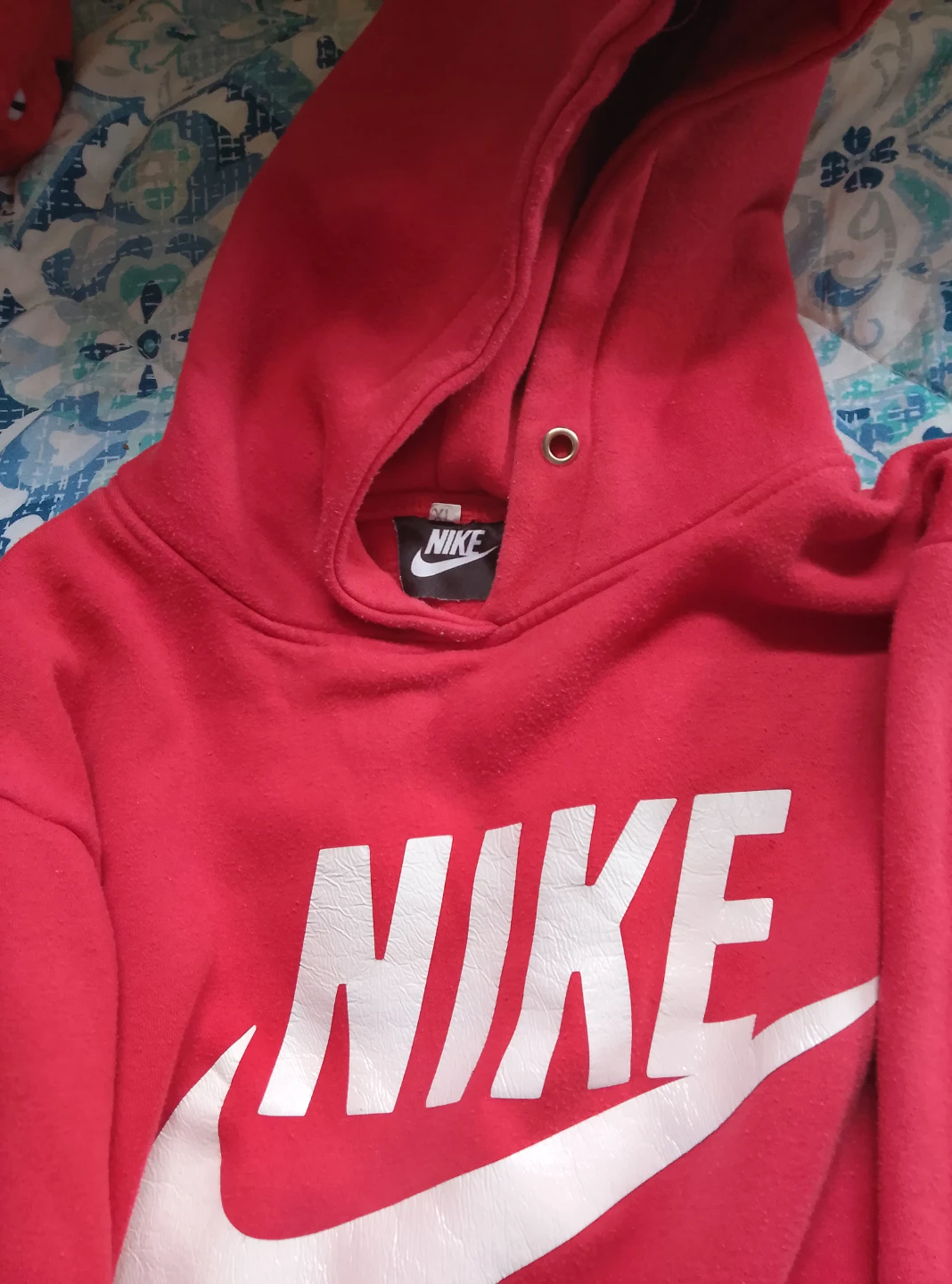 Nike Red Pullover Hoodie - photo 2