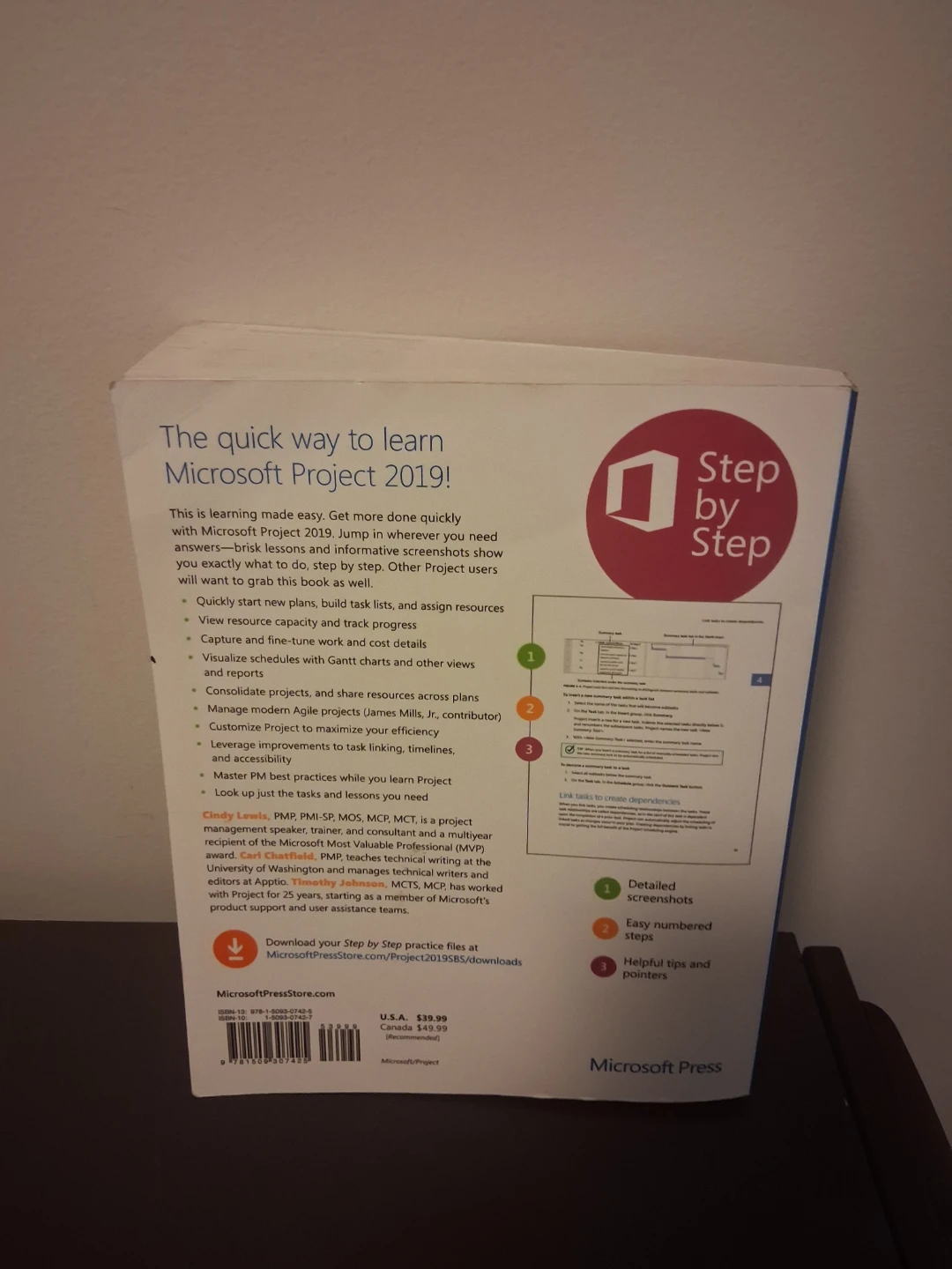 Microsoft Project 2019 Step by Step Book - photo 2