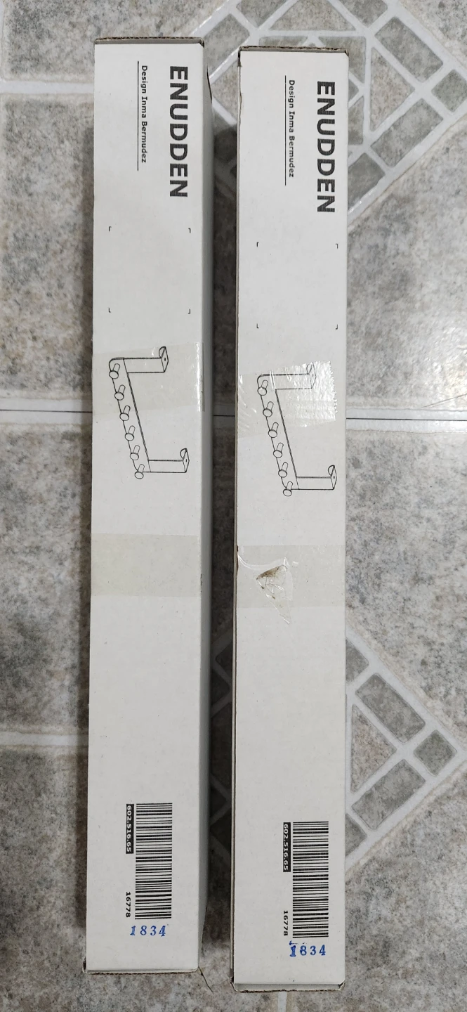2 piece IKEA ENUDDEN Door Hanger White