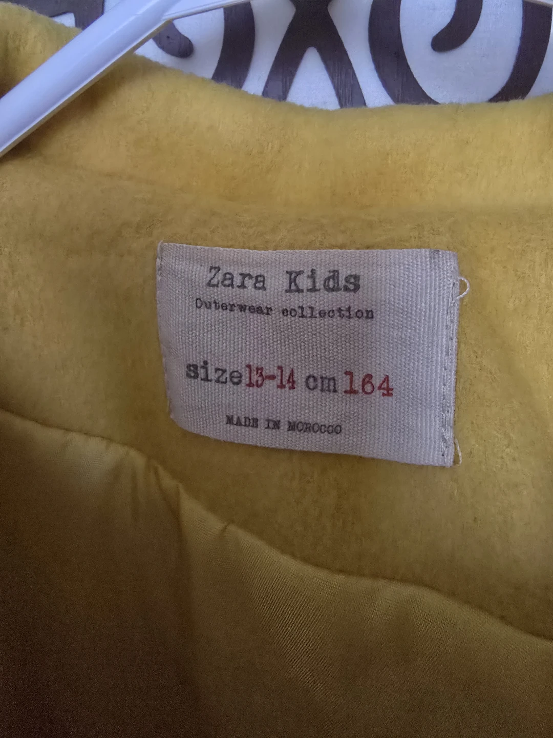 Zara Kids Yellow Jacket Size 13-14 - photo 2