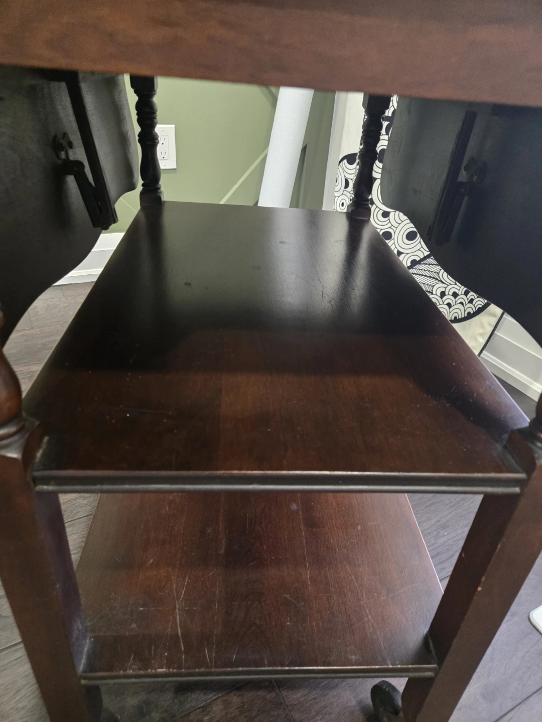 Vintage Wooden Serving Cart - photo 4