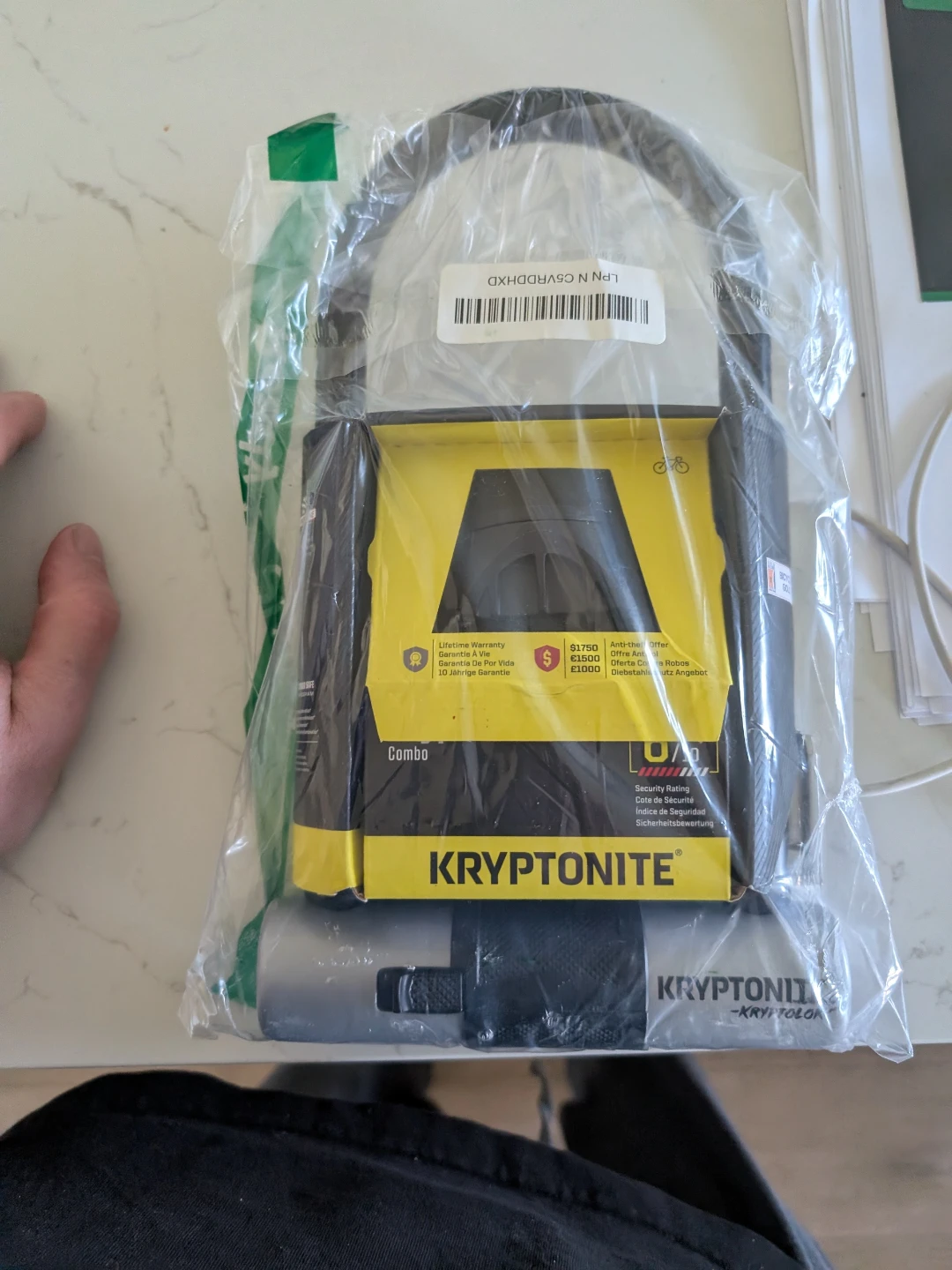 Kryptonite Keeper 585 Combo U-Lock