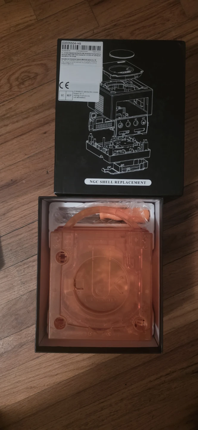 Orange GameCube Replacement Shell