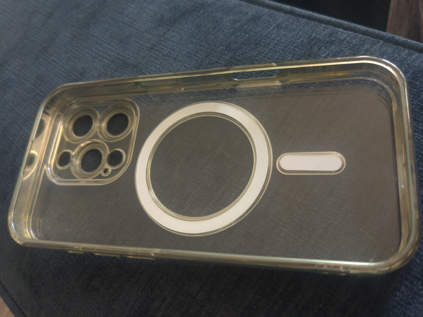 Clear Magnetic Phone Case for iPhone 16 Pro - photo 2