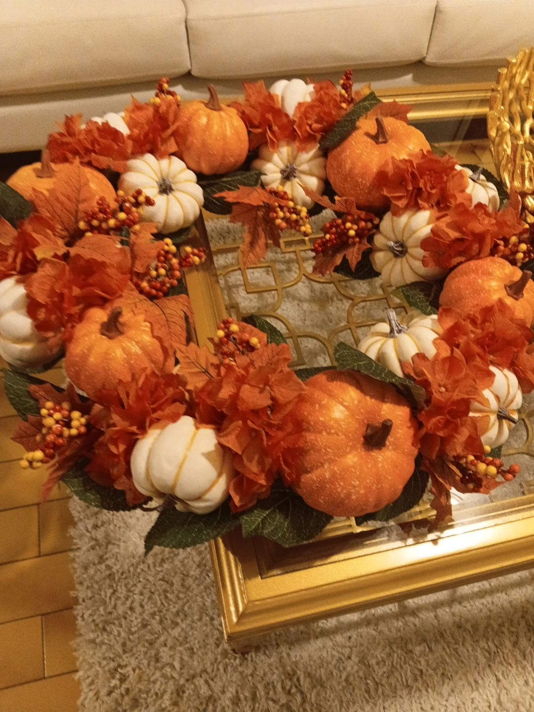 Fall Harvest Pumpkin Wreath - photo 3