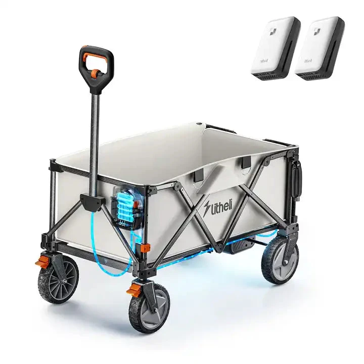 Litheli Electric Folding Wagon with 132 LBS Capacity