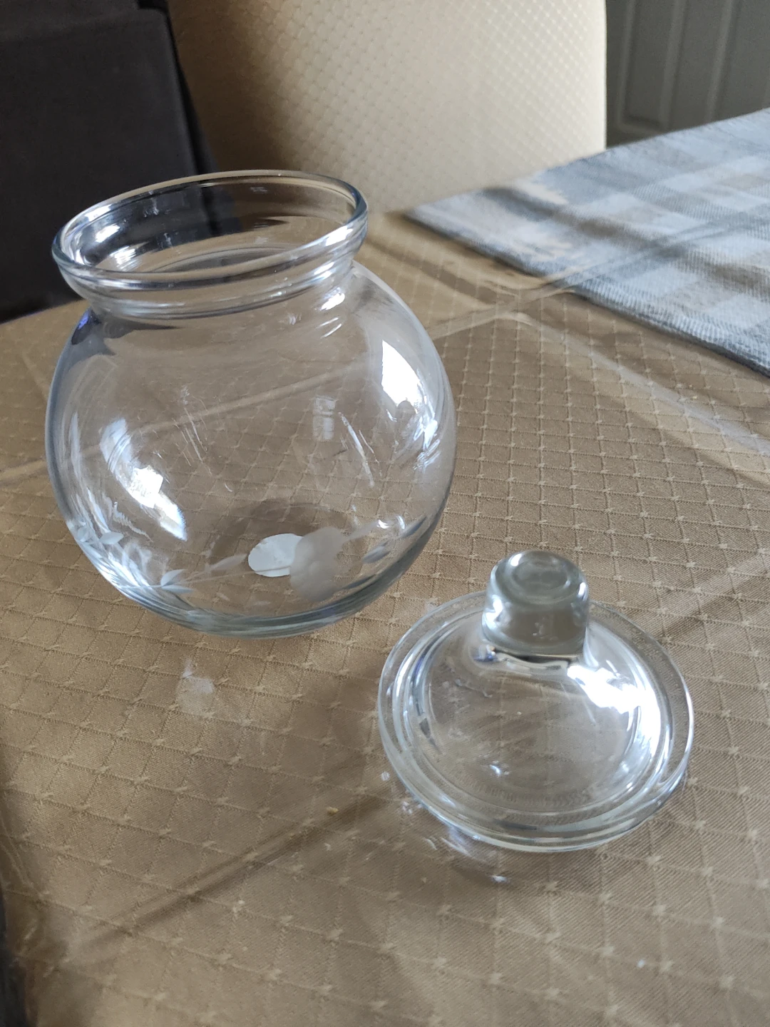 Glass Candy Jar with Lid - photo 2
