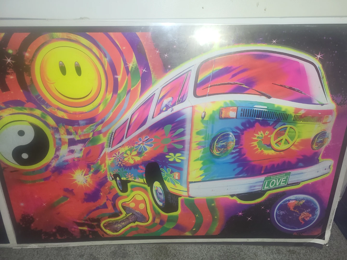 Blacklight Poster Set: Bob Marley and VW Van - photo 3