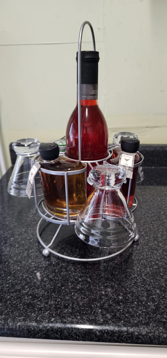 Cocktail Set with Bottles and Glasses - photo 2