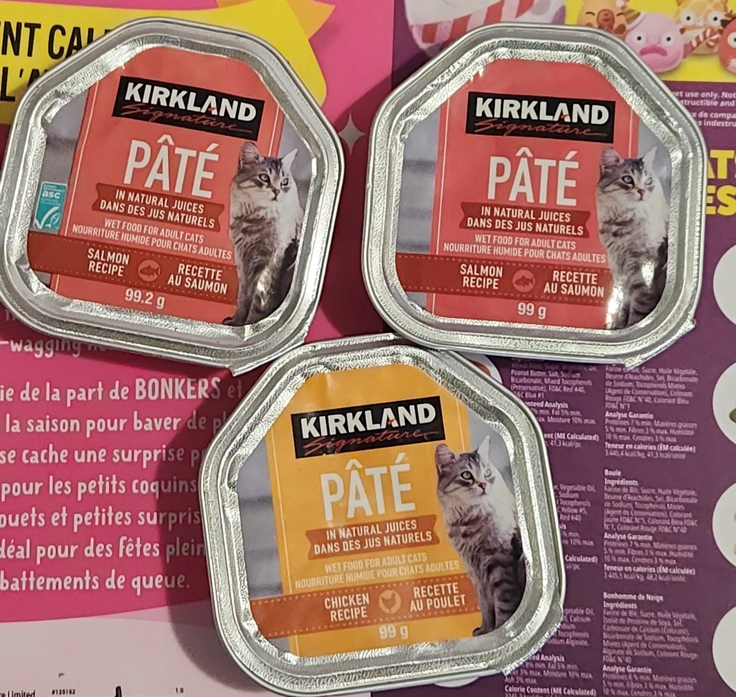 Kirkland Signature Pâté Wet Cat Food (Salmon & Chicken)