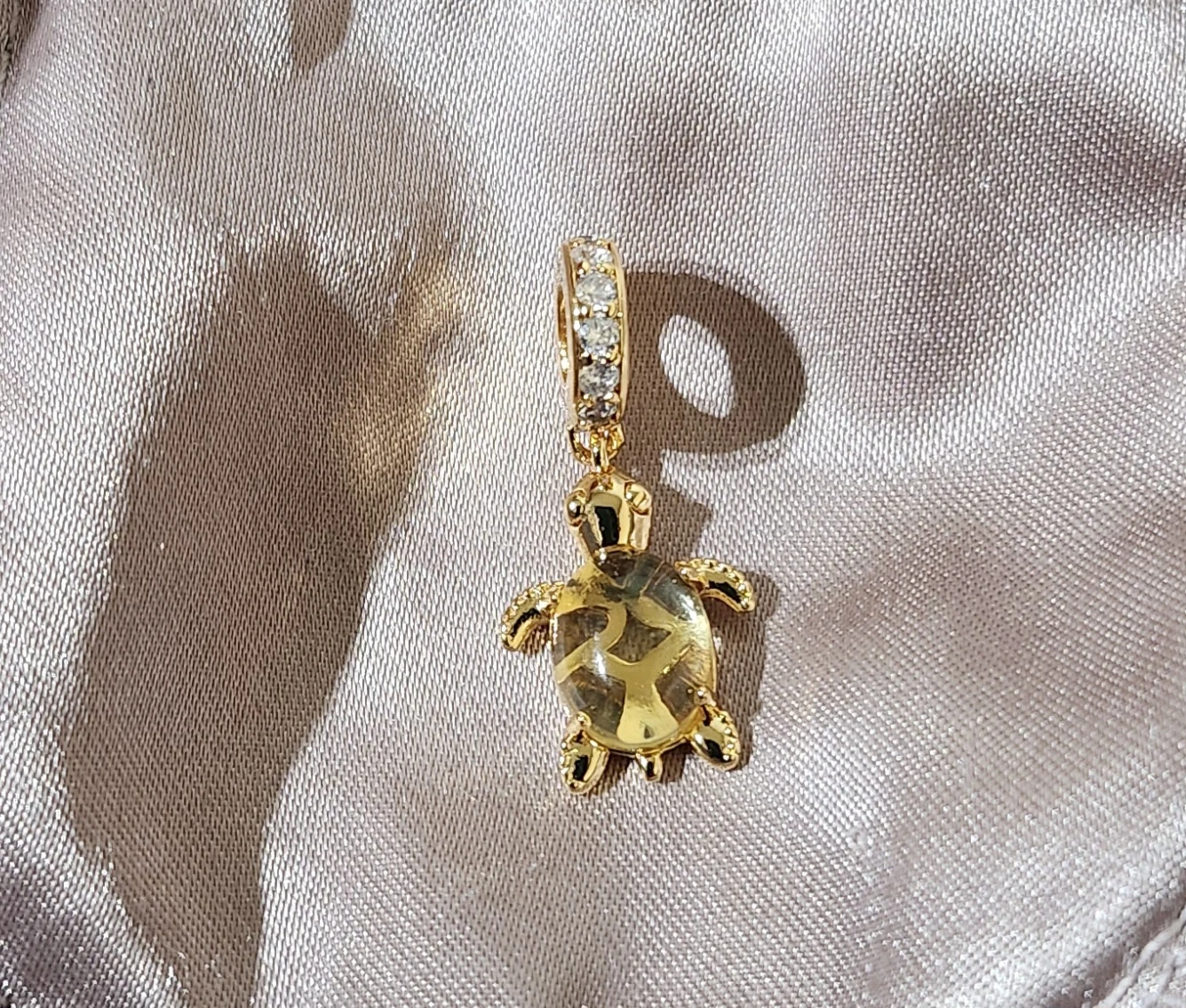Gold Turtle Charm
