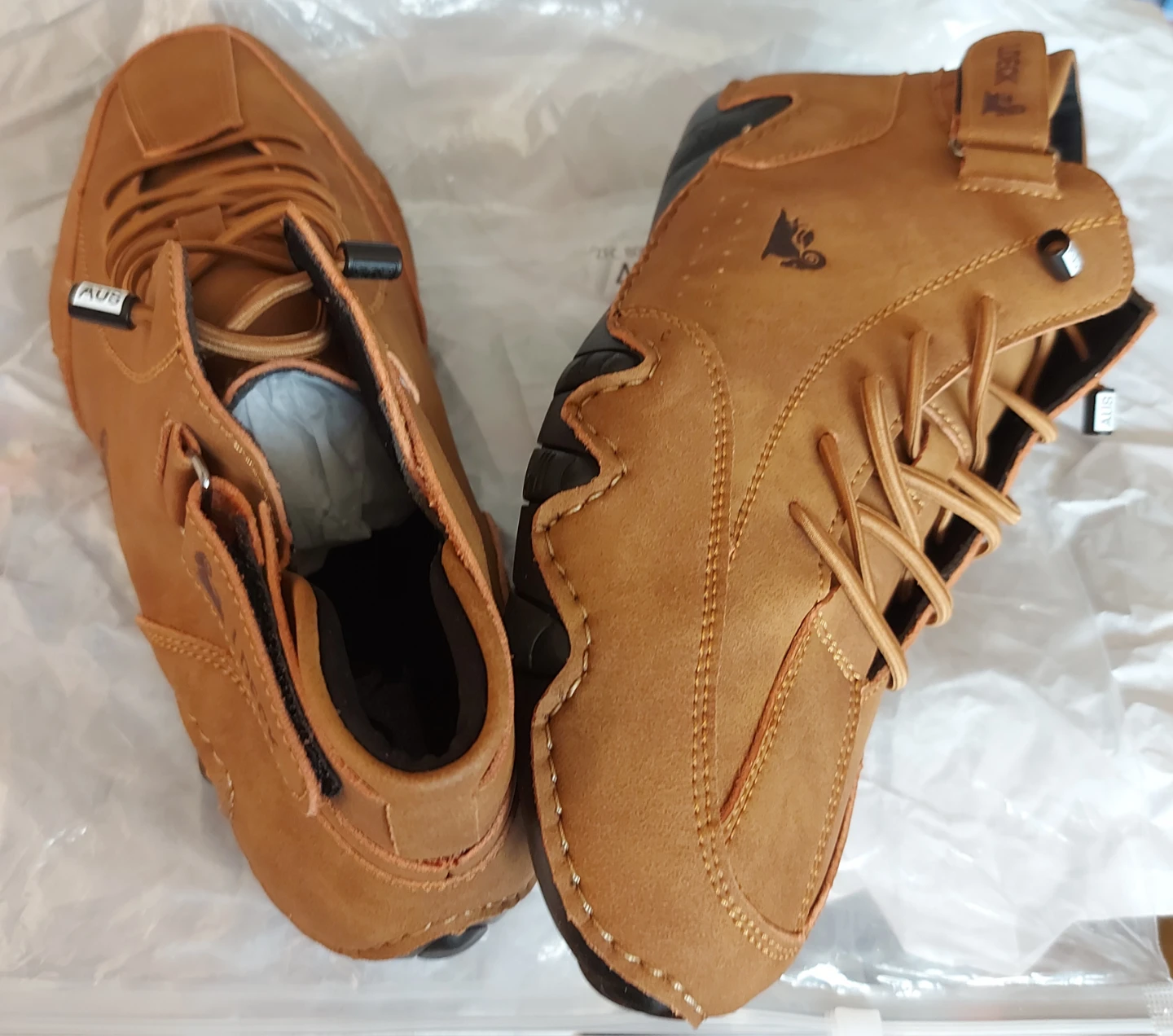Men's Brown faux Leather Boots