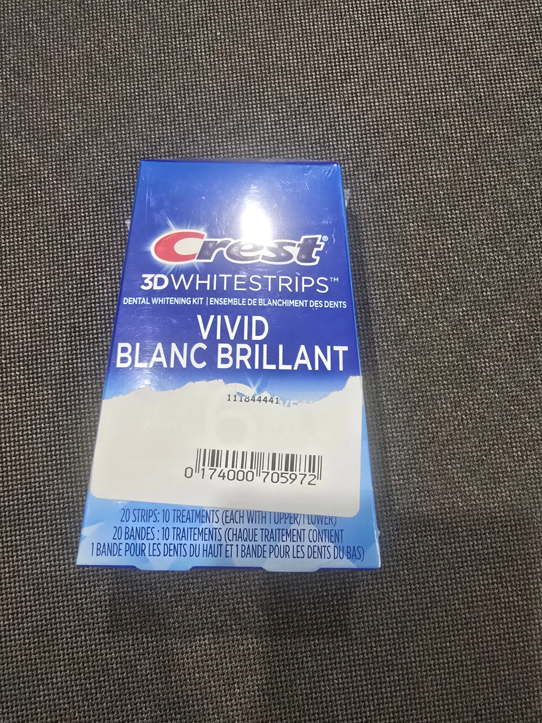 Crest 3D Whitestrips Vivid Brilliant White
