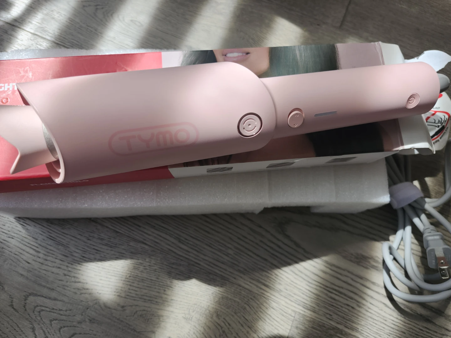 TYMO CURLPRO Automatic Curling Iron 1.25 Inch Pink - photo 2