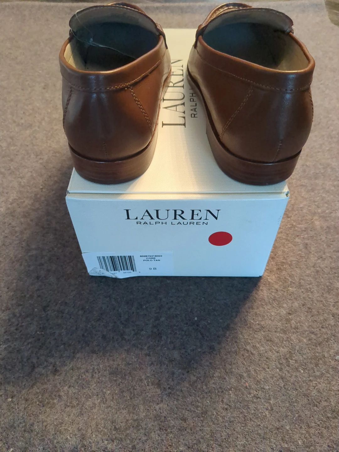 Lauren Ralph Lauren Women's Brown Leather Loafers Size 9B - photo 4