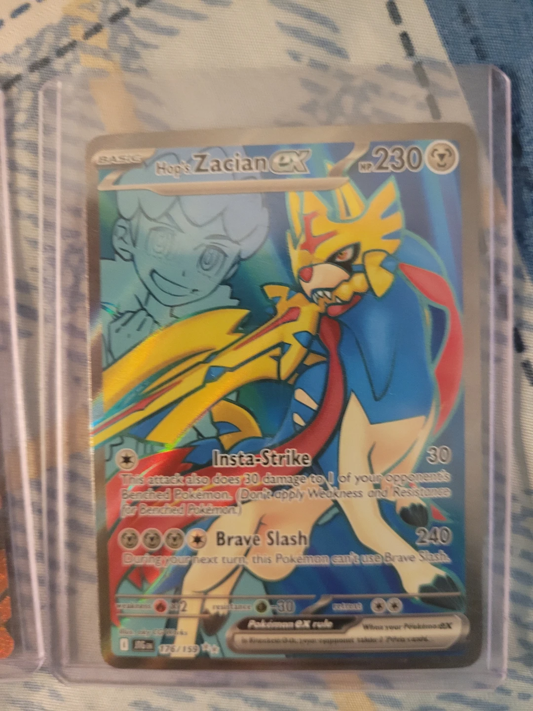 Pokemon Trading Cards - Mega Kangaskhan EX & Hop's Zacian EX - photo 3