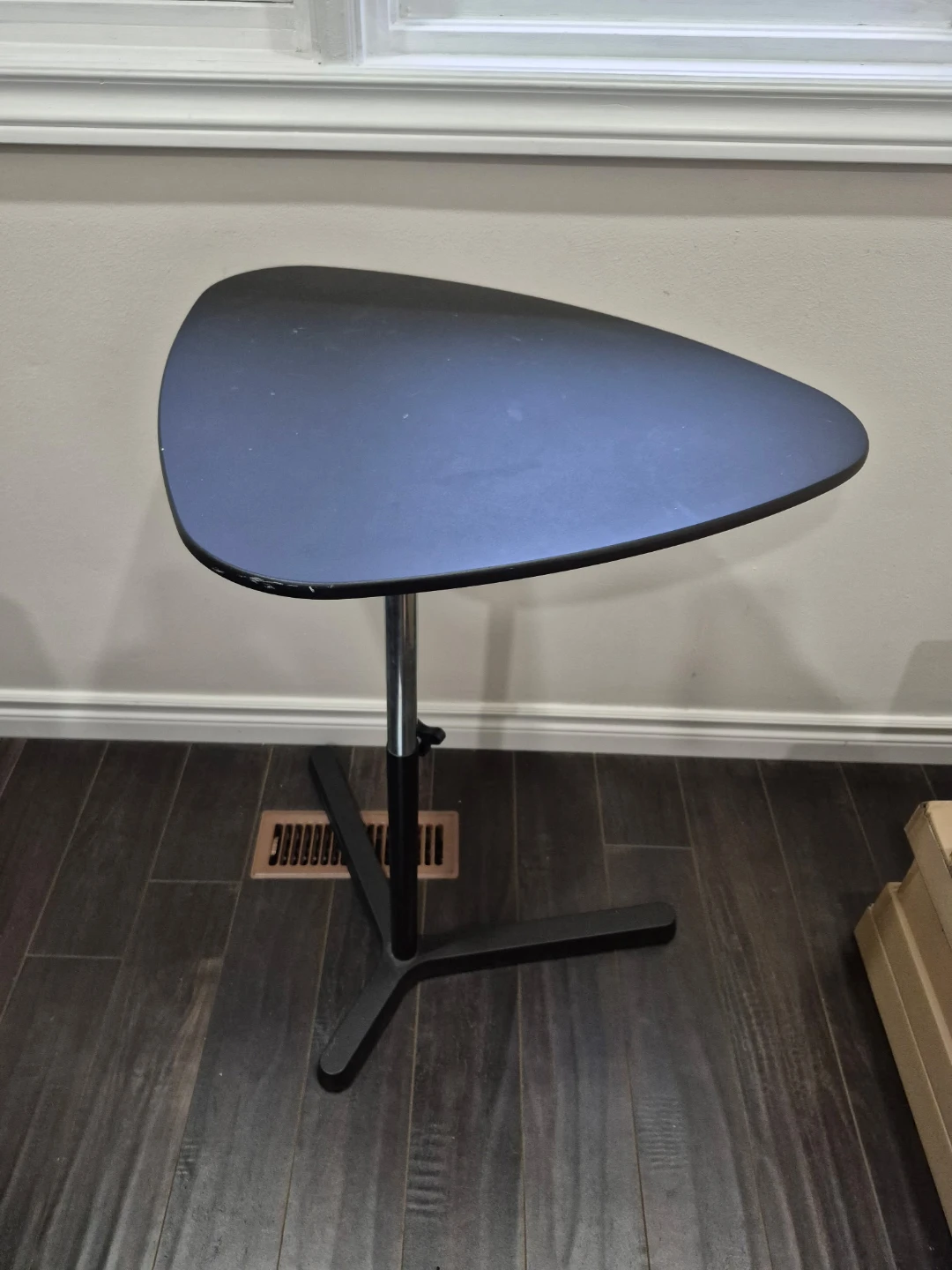 Adjustable Black Side Table