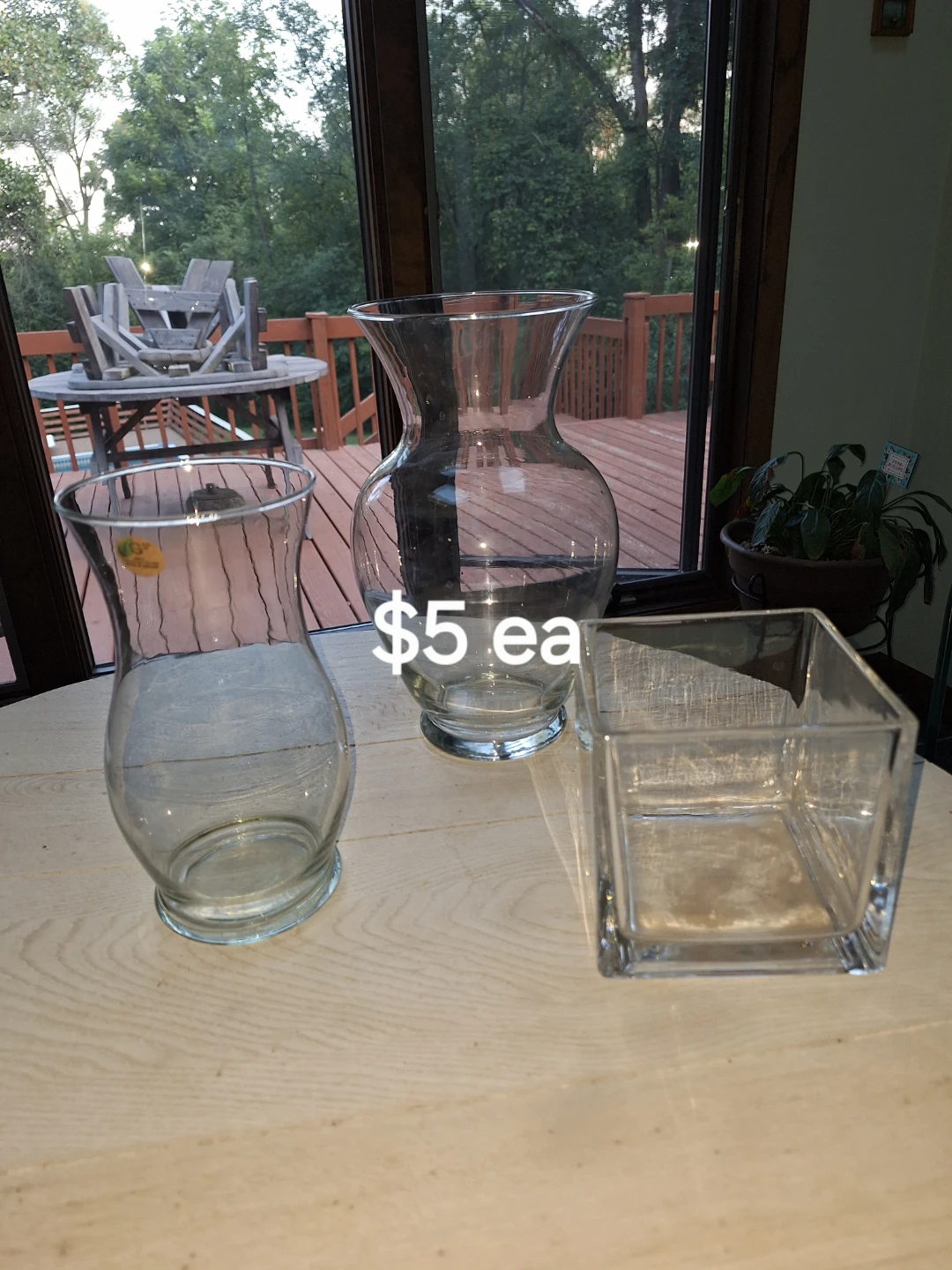 Clear Glass Vases