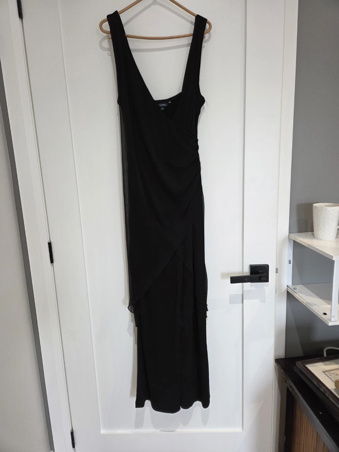 Black Sheer Overlay Dress - photo 3