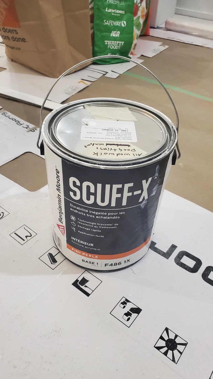 Benjamin Moore SCUFF-X Interior Paint - Fini Perle white
