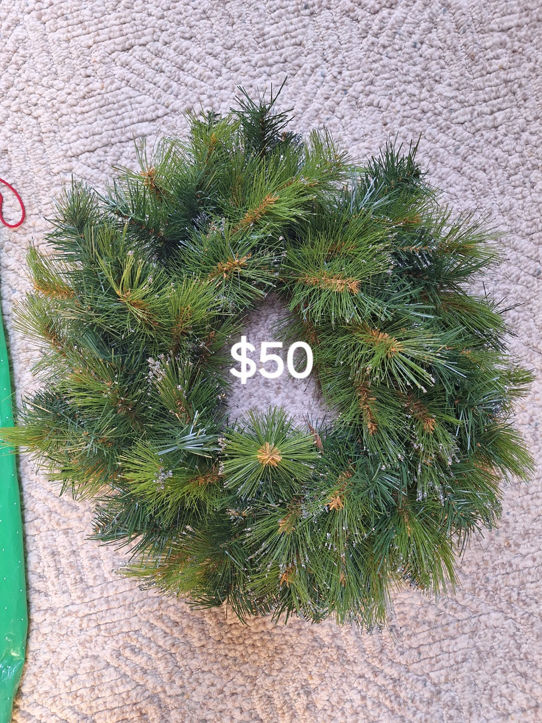 Artificial Pine Wreath