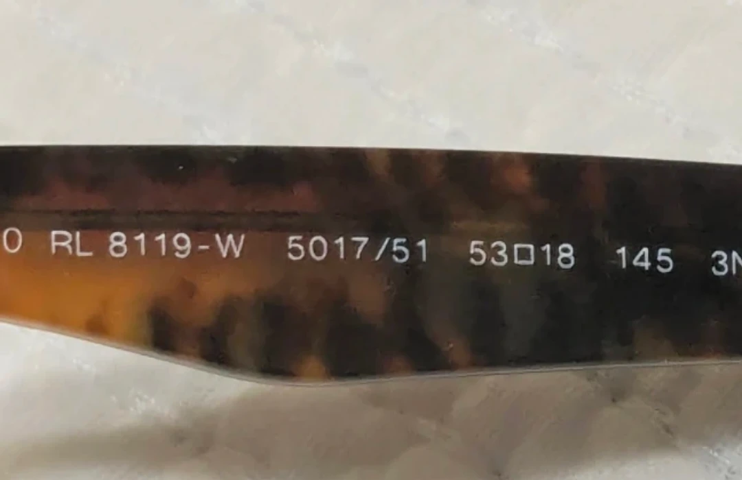Ralph Lauren Tortoise RL 8119-W 5017/51 Havana Sunglasses  Y2K - photo 3