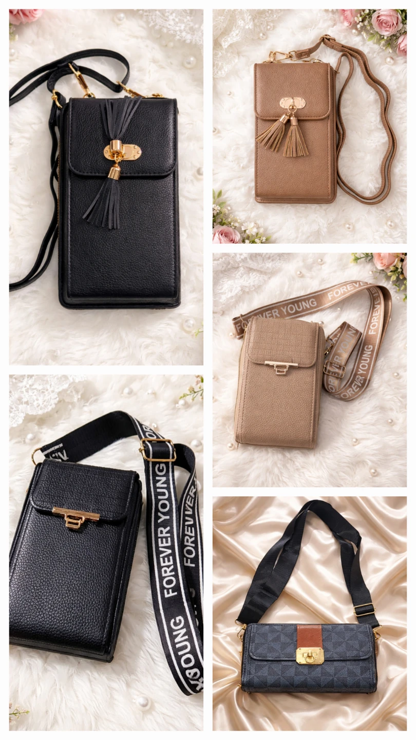 Cell Phone Crossbody Bag with Tassels