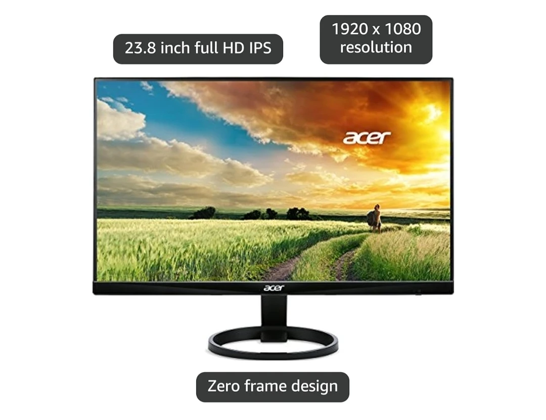 Acer R240HY 23.8 inch Full HD IPS Zero Frame Monitor - photo 3