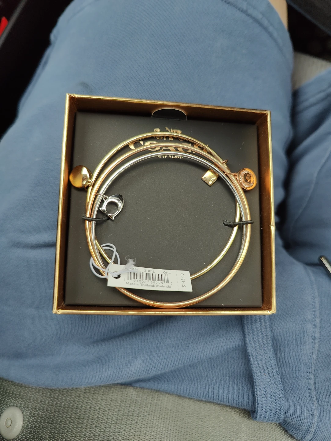 Coach New York Set of 3 Bangles