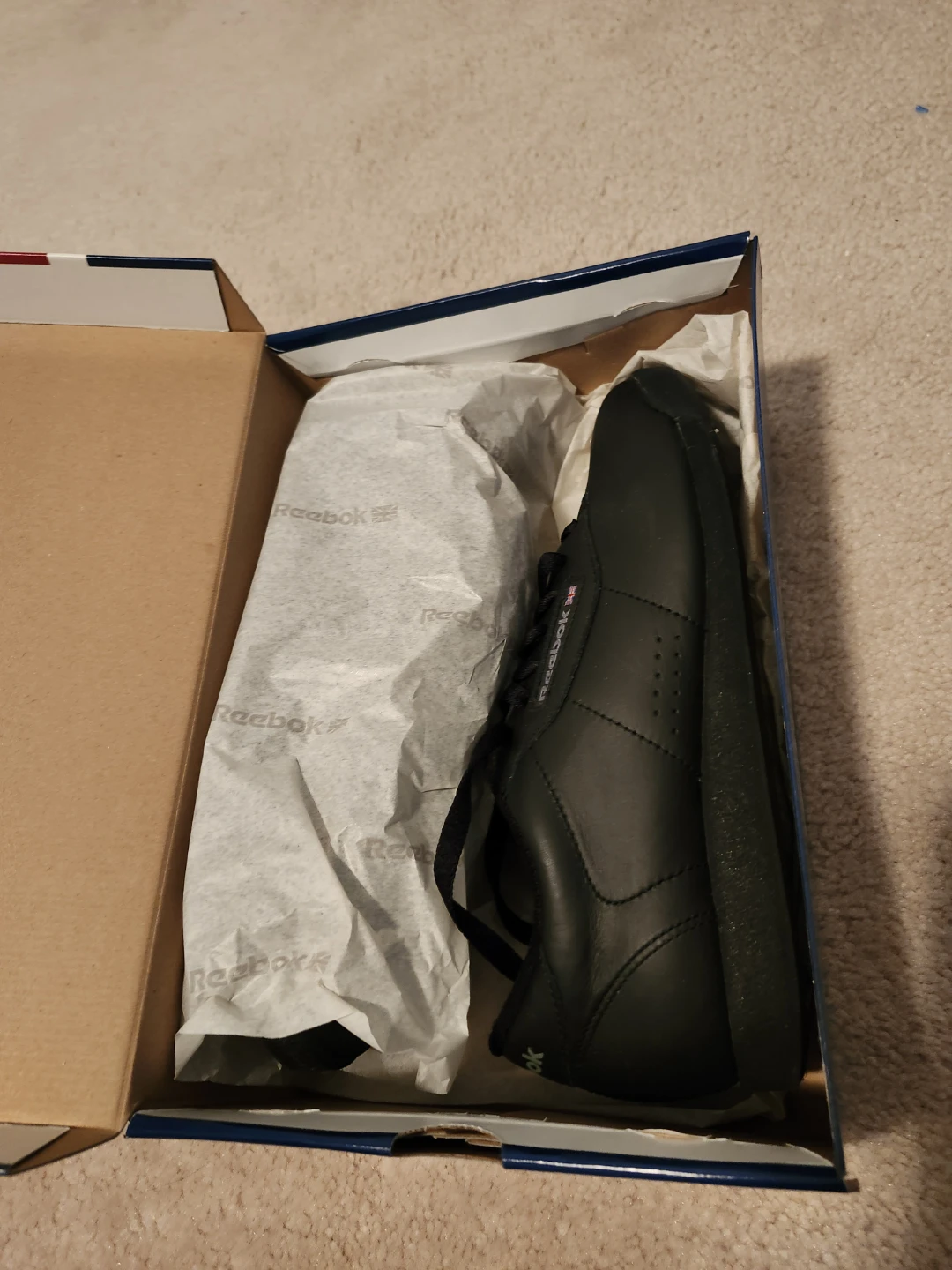 Reebok Princess Classic Women's Black Sneakers Size 9 - photo 2