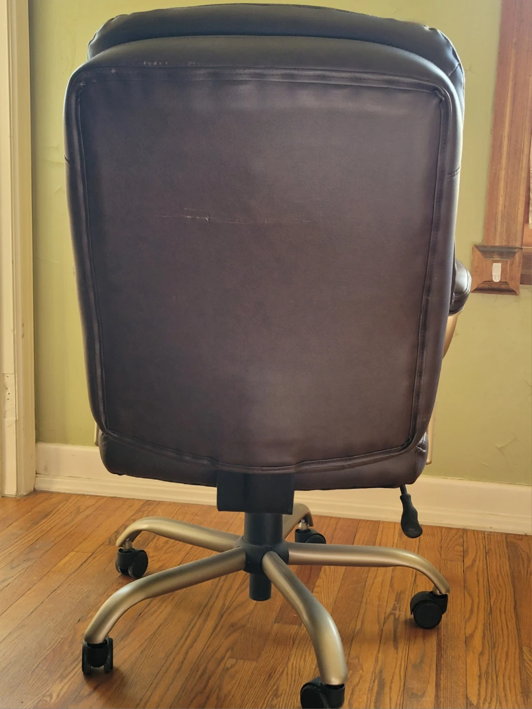 Uline Big and Tall Leather Office Chair - Dark Brown - photo 5
