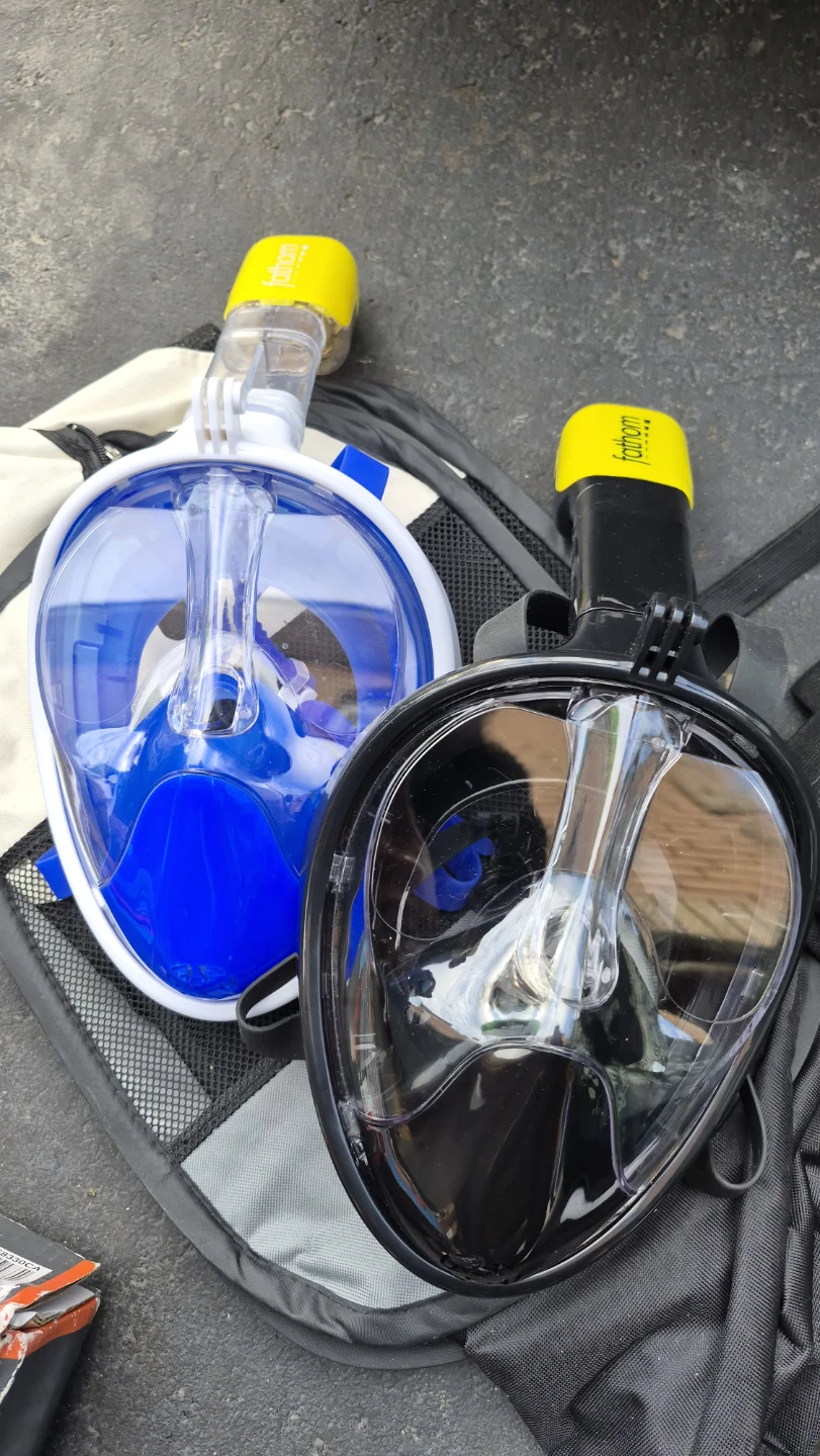 Fathom Full Face Snorkel Masks (2 Pack)