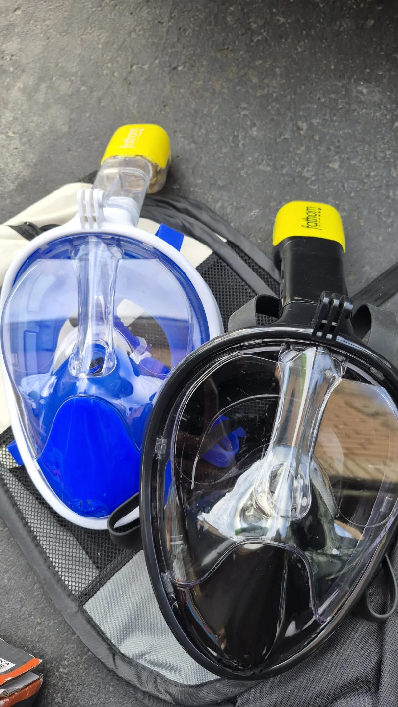 Fathom Full Face Snorkel Masks (2 Pack) - photo 2