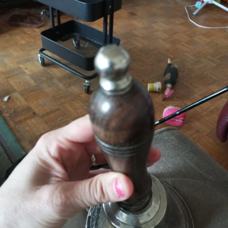 Vintage Wooden Handle Sch🌱ool Bell - photo 2