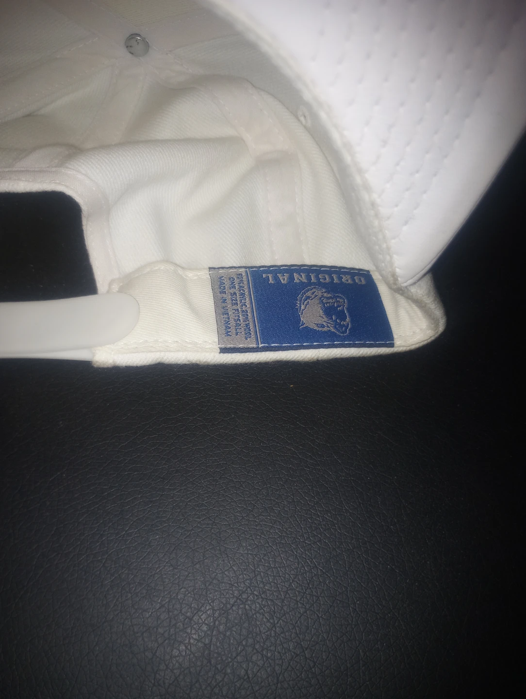 Plain White Snapback Hat - photo 3