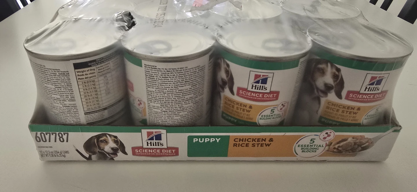 Hill's Science Diet Puppy Chicken & Rice Stew 12.5 oz Cans