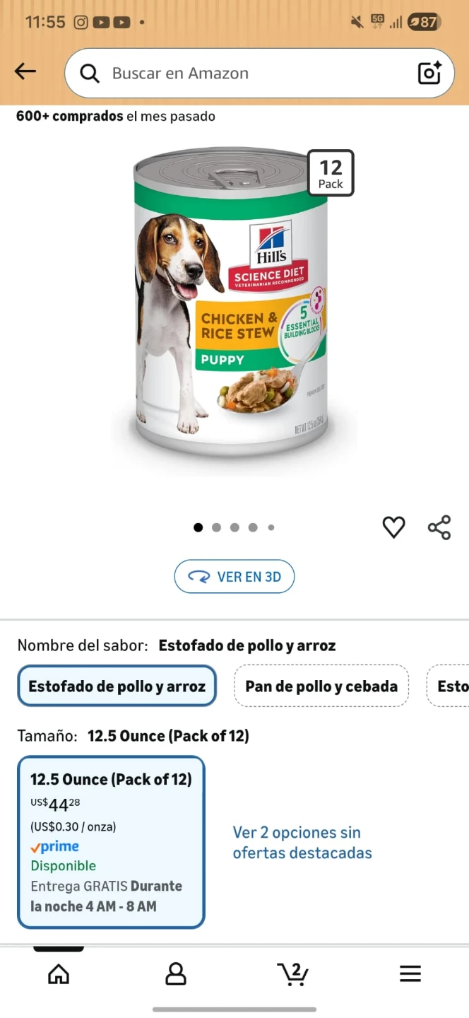 Hill's Science Diet Puppy Chicken & Rice Stew 12.5 oz Cans - photo 5