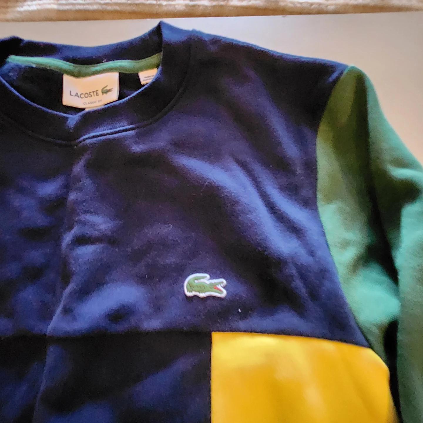 Lacoste Colorblock Crewneck Sweatshirt - photo 3