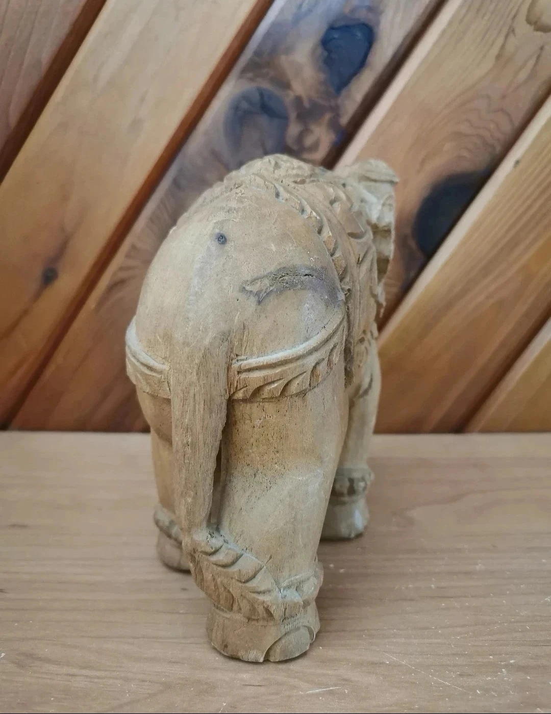 Hand Carved Elephant - photo 4