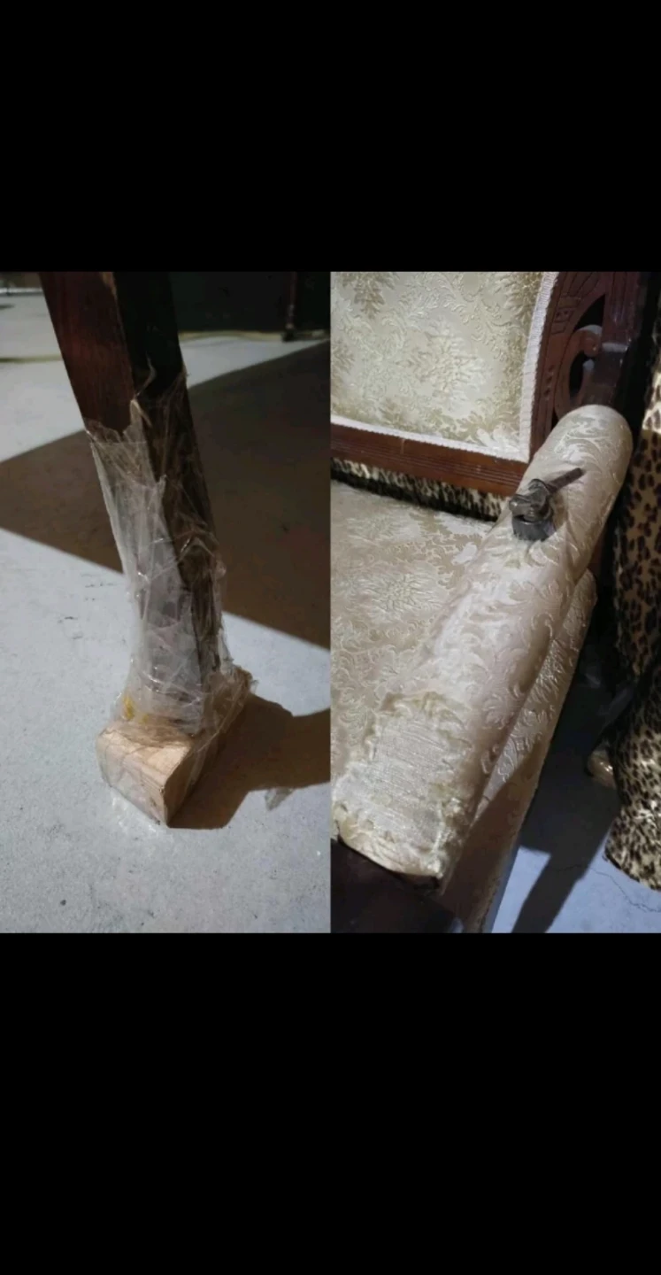Antique Loveseat Bench - photo 4