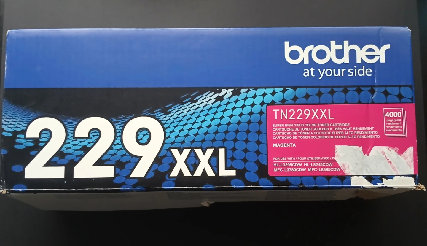 Brother TN229XXL Super High Yield Toner Cartridge Magenta