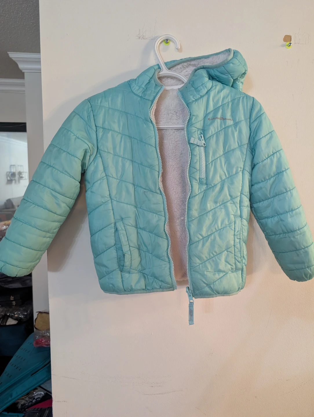 Eddie Bauer Quilted Lined Jacket - Teal