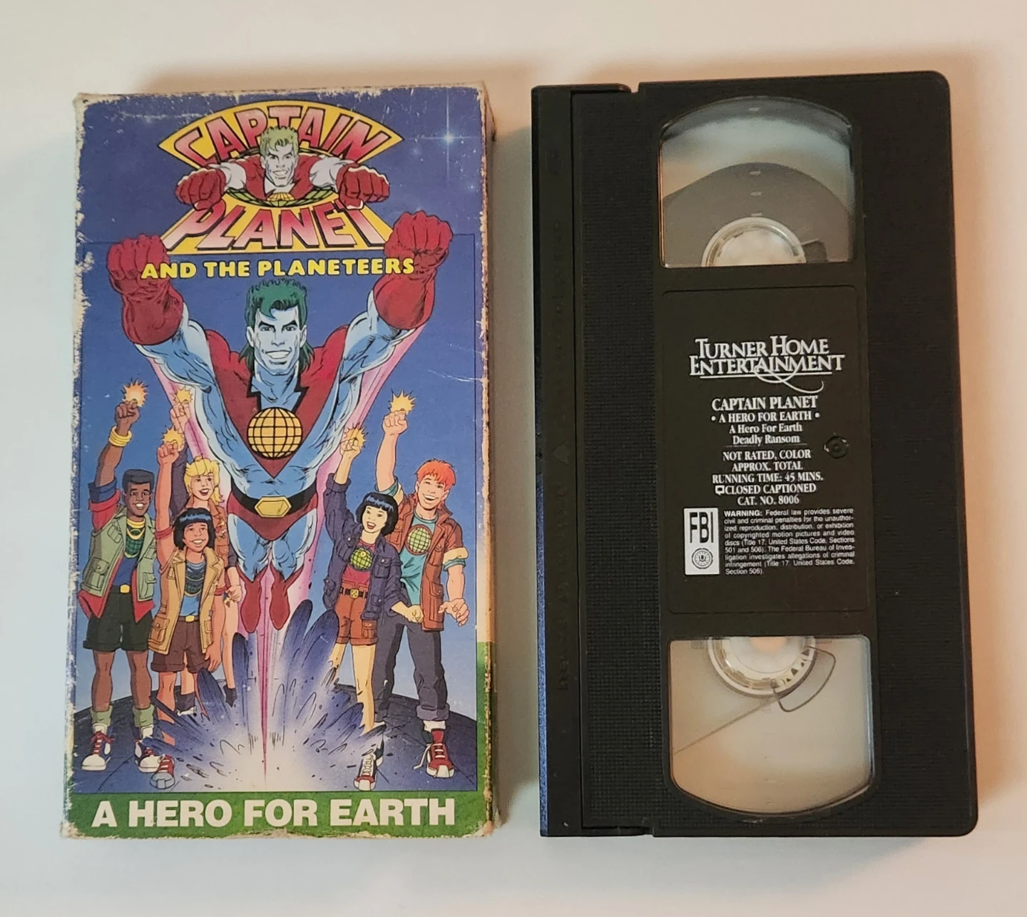 Captain Planet And The Planeteers A Hero For Earth 1990 Vhs Tape