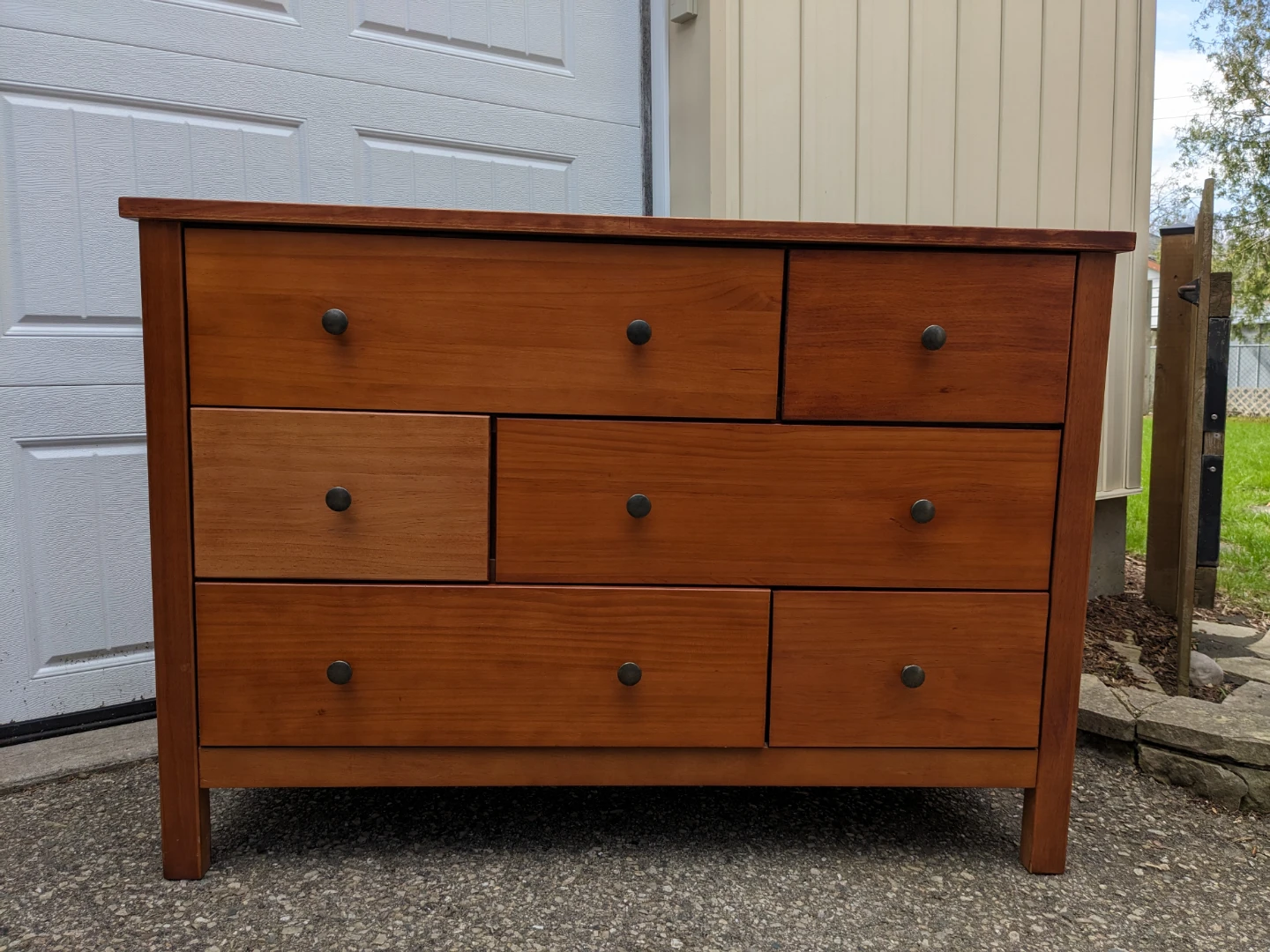 JYSK 6 Drawer Dresser in Solid Wood