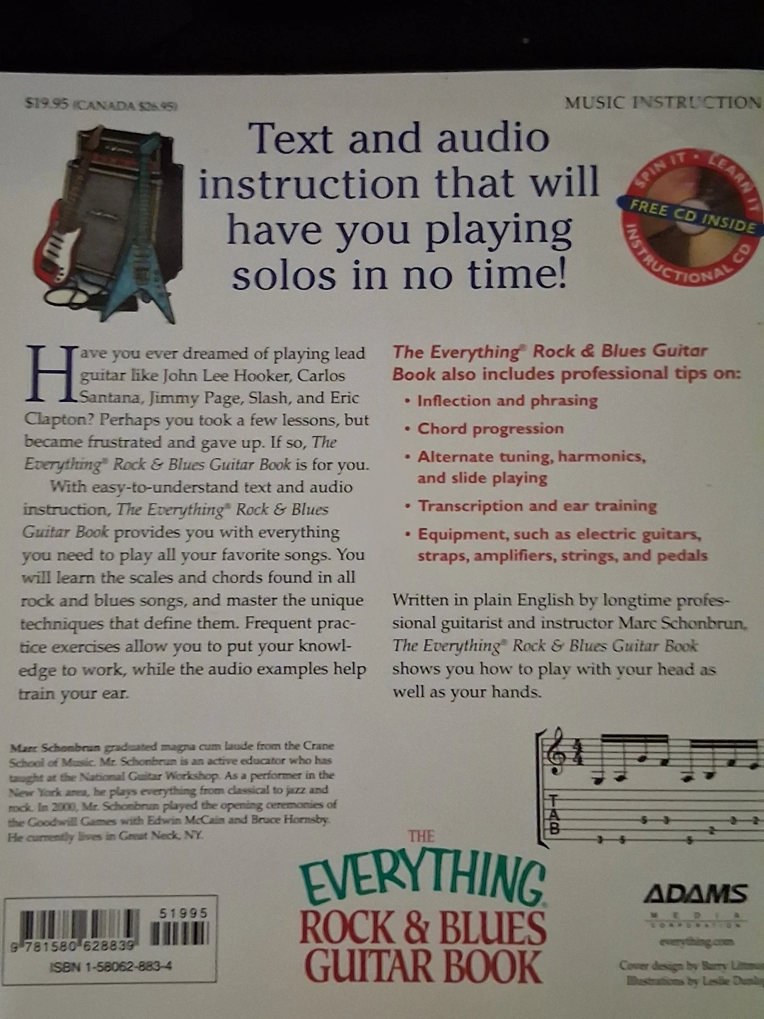 The Everything Rock & Blues Guitar Book - photo 2