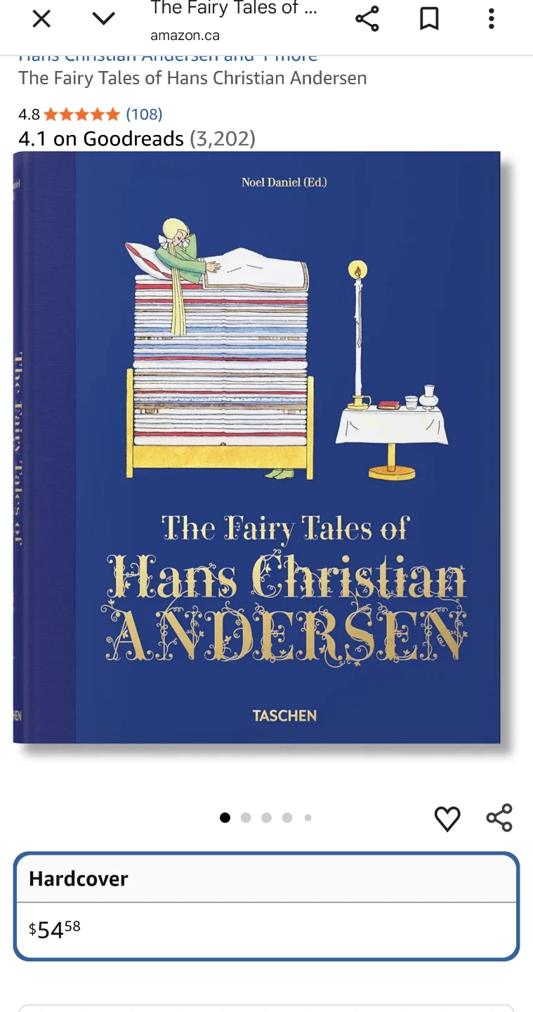 The Fairy Tales of Hans Christian Andersen Book