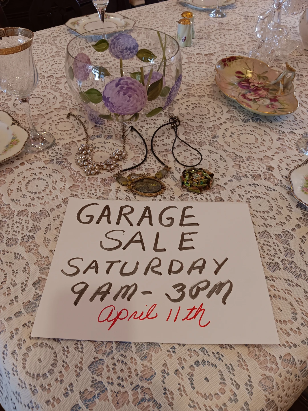 GARAGE SALE SATURDAY APRIL 11 9am