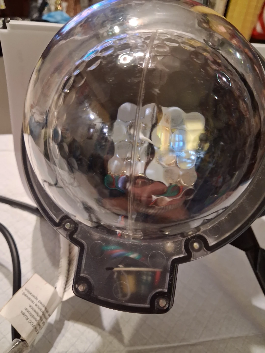 Rotating Disco Ball Light, strobe many colors - photo 2